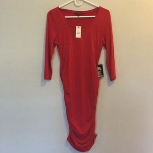 Express red dress